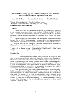 Determined the energy gap and activation energies of some