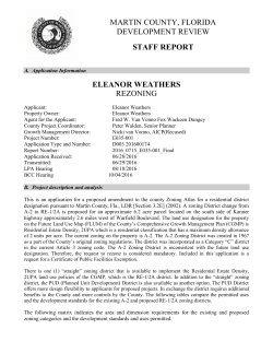 E035-001 Eleanor Weathers Rezoning