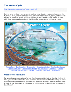 The Water Cycle