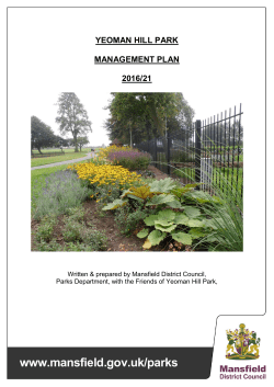 Yeoman Hill Park - Mansfield District Council