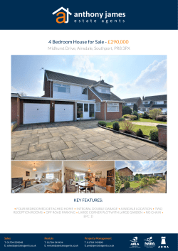PDF Brochure - Anthony James Estate Agents