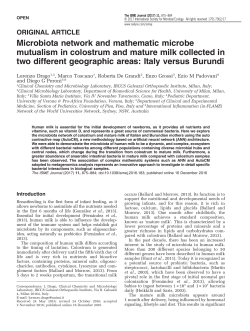 Microbiota network and mathematic microbe mutualism in