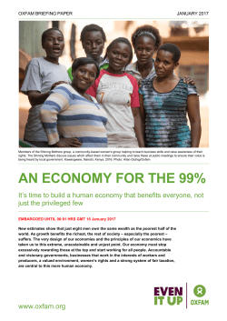 This year - Oxfam America