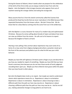 December 8, 2013 - Allison Creek Presbyterian Church