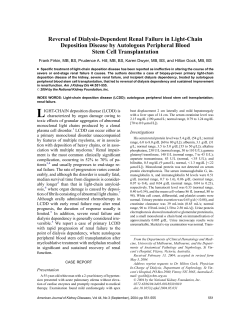 Reversal of Dialysis-Dependent Renal Failure in Light