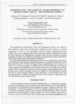 REPRODUCTIVE AND LIFESPAN CHARACTERISTICS OF