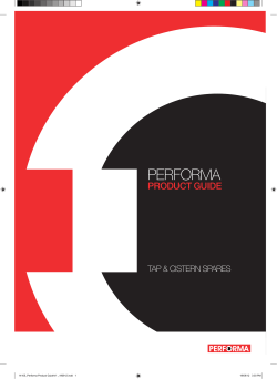 Performa Tap and Cistern Spares | Reece Plumbing