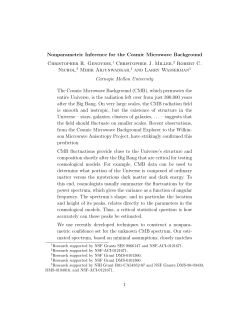 Nonparametric Inference for the Cosmic Microwave Background