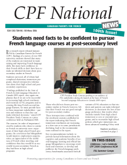 - Canadian Parents for French