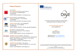 the DIME Project`s brochure