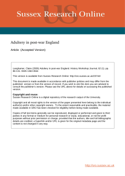 - Sussex Research Online