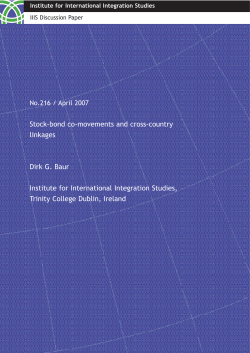 Stock-bond co-movements and cross