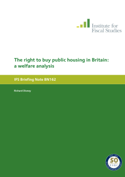 Long-term trends in British Taxation and Spending