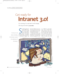 Get Ready for Intranet 3.0!