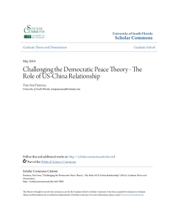 Challenging the Democratic Peace Theory