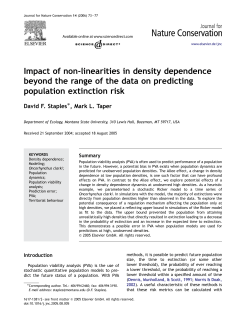 Impact of non-linearities in density dependence beyond the range of