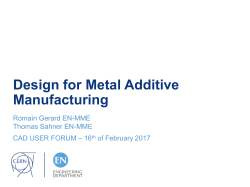 Design for Metal Additive Manufacturing