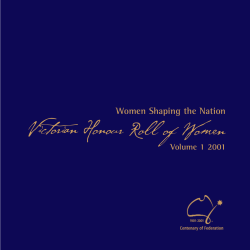 2001 Honour Roll Booklet