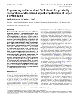 Engineering self-contained DNA circuit for