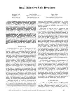 Small Inductive Safe Invariants