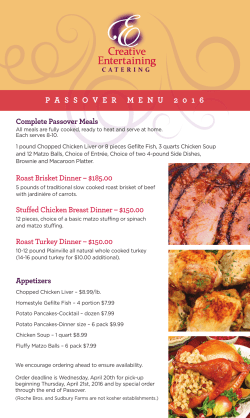 passovermenu 2 0 1 6