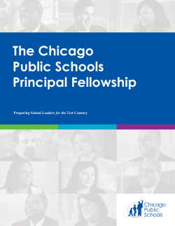 Fellowship brochure - Chicago Public Education Fund