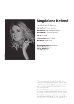 Magdalena Ko&Omega;en&aacute;