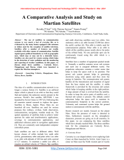 A Comparative Analysis and Study on Martian Satellites