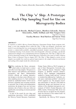 The Chip `n` Ship: A Prototype Rock Chip Sampling Tool for Use on