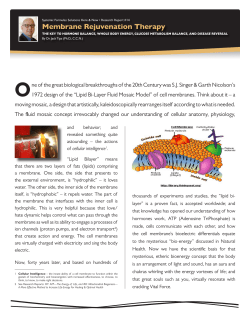 Membrane Rejuvenation Therapy - Liberation Chiropractic and