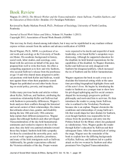 Book Review - Journal of Social Work Values and Ethics