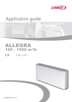 ALLEGRA Application guide