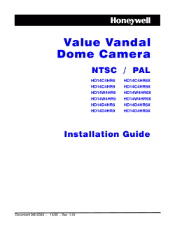 HD14 Series Value Vandal Dome Camera