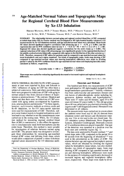Age-Matched Normal Values and Topographic Maps for Regional