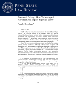 Distracted Driving: How Technological Advancements Impede