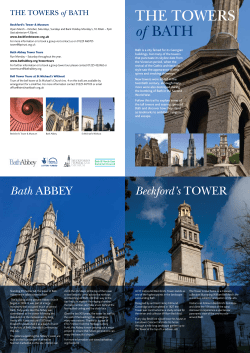 THE TOWERS of BATH