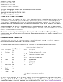 Binghamton University Trans