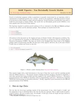 fishR Vignette &ndash; Von Bertalanffy