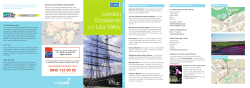 London Docklands and Lea Valley cycle map