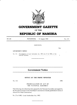 GG 470 - Legal Assistance Centre