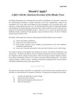 2016 Frequently Asked Questions