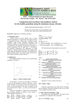 Comparison between linear and nonlinear control for the