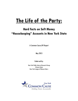 Hard Facts on Soft Money