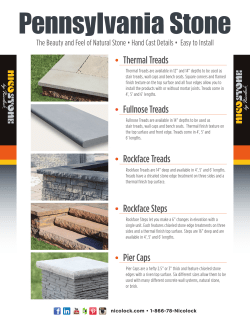 Rockface Steps • Thermal Treads • Rockface Treads