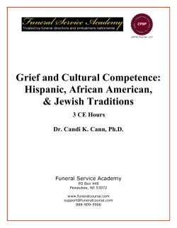 Grief and Cultural Competence