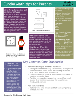 Grade 1 Module 5