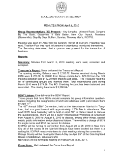 April 2010 - Alcoholics Anonymous of Rockland County