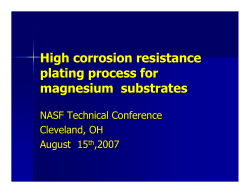 High corrosion resistance plating process for magnesium substrates