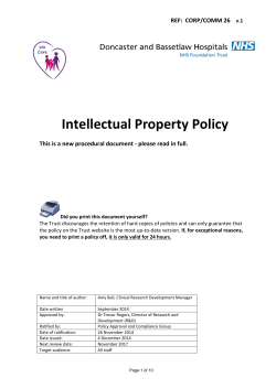 Intellectual Property Policy