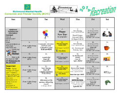 Happy New Year - Richmond Mental Health Consumer and Friends